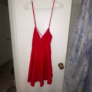Red dress